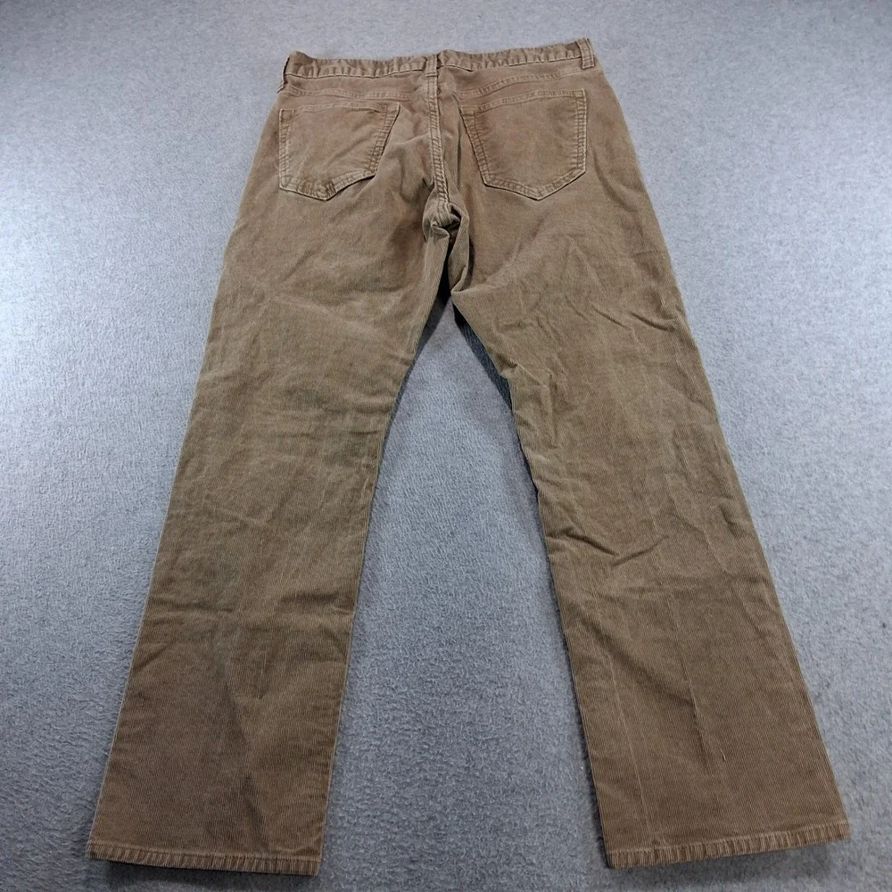 Banana Republic Corduroy Pants Mens 33x30 Tan Vintage Straight Stretch